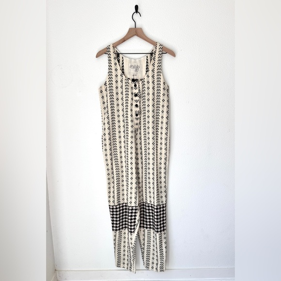 Ace & Jig Pants - Ace & Jig Romper in Charm/Tuxedo NWT - small